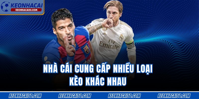 Nhà cái cung cấp nhiều loại kèo khác nhau