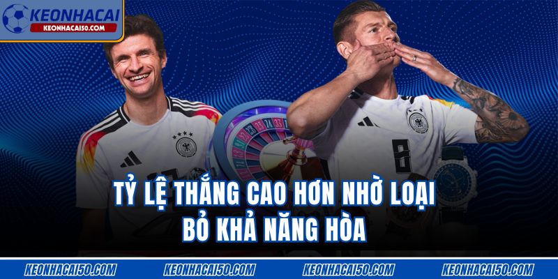 Tỷ lệ thắng cao hơn nhờ loại bỏ khả năng hòa